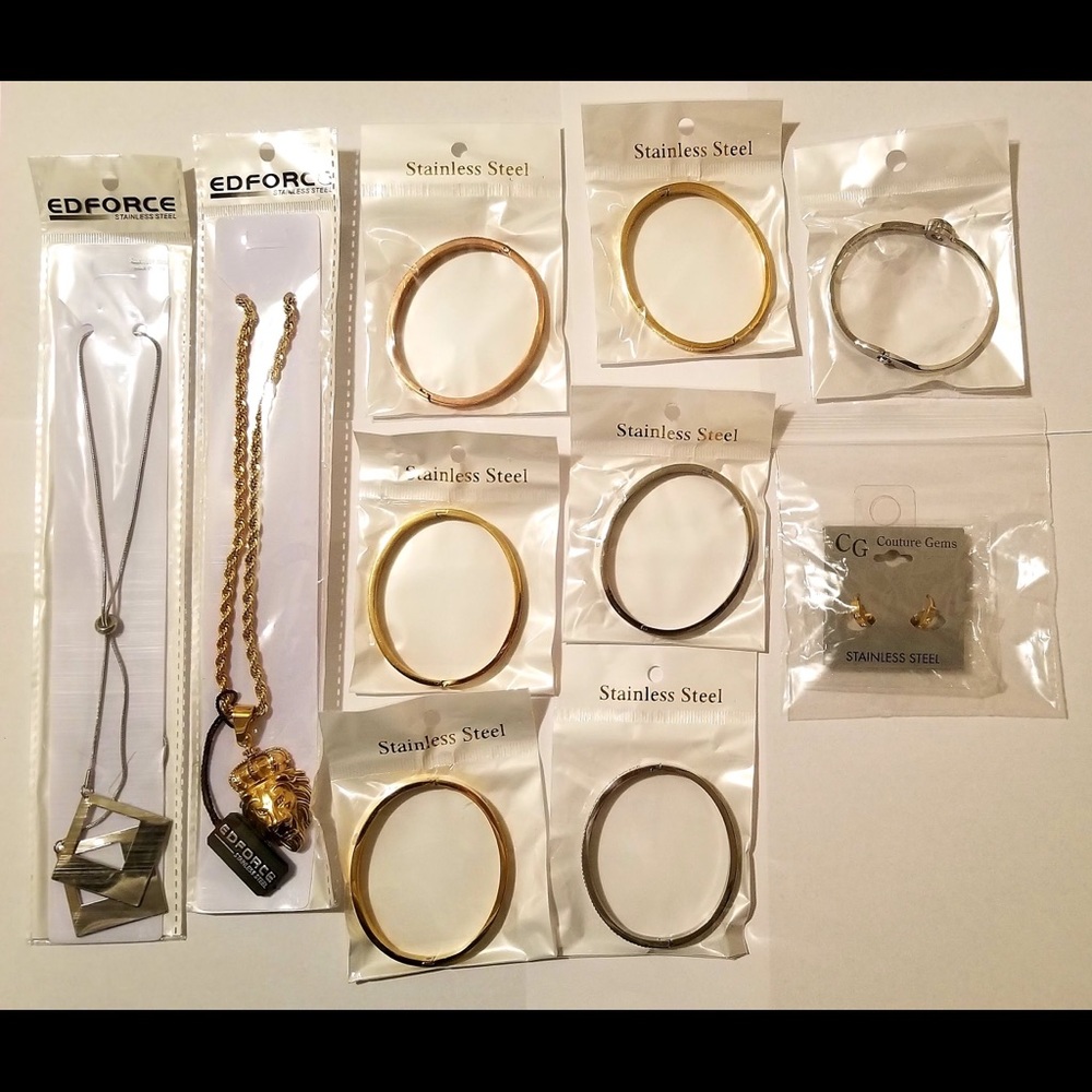 Stainless Steel Jewelry Bundle